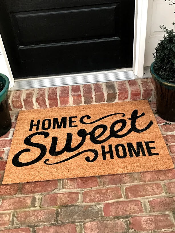 New Natural Coir Non Slip Home Sweet Home Floor Entrance Doormat – Tar Heel  MarketPlace